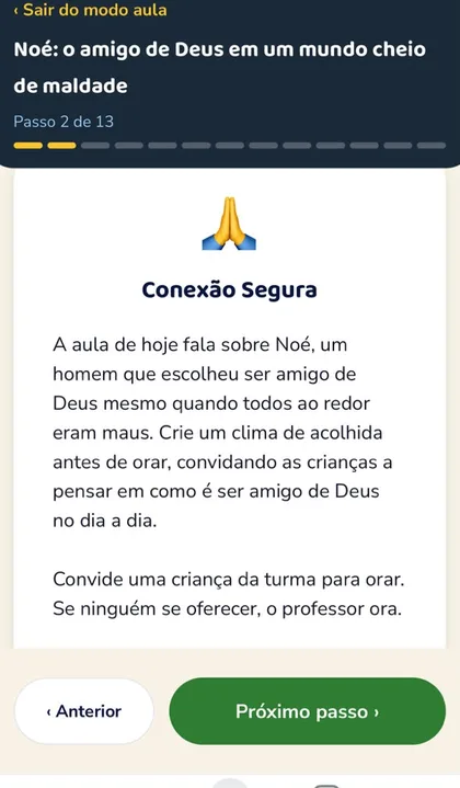 Tela oração