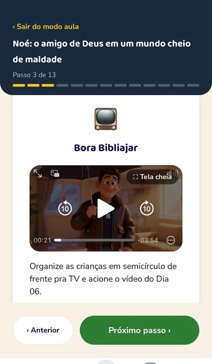 Tela vídeo